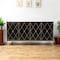 Homeroots Black and Gold Harlequin Sideboard Storage Cabinet 401673 - alternate 7