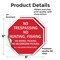 Signmission No Trespassing No Hunting, Fishing, 6 inch X 6 inch, Vinyl Decal, 2PK OC-D-2PACK-6-97 - alternate 4