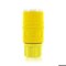 Leviton Watertight Straight Blade Connector, 1-15R, 15 A, 125V AC, 2 Pole, 2 Wire, Screw Terminals, Yellow 79W04-C - alternate 1
