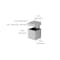 Dolle Bloc 2.5 in. H X 1.3 in. W X 1.3 in. D Silver Metal Shelf Clips 15798 - alternate 5