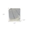 Homeroots Handloomed Light Gray Cotton Throw Blanket with Tassels 476199 - alternate 6