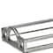 Homeroots 24in Silver Mirrored Glass Handmade Vanity Tray With Handles 713544 - alternate 8