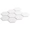 Andova Tiles Albin 3-in. x 4-in. 3D Hexagon Satin Porcelain Wall Mosaic Tile (0.79 Square Feet Per Box) ANDALB1365 - alternate 8