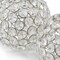 Homeroots Set of Two Clear And Silver Faux Crystal And Steel Decorative Orb Tabletop Sculptures, 2PK 373744 - alternate 8