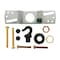 Satco Canopy Kit w/Convenience Outlet Black 5in Dia 7/16in Center Hole 2-8/32 Bar Holes Includes Hardware 90/040 - alternate 2