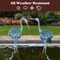 Pure Garden Metal Crane Garden Statues for Patio, Pond or Backyard Outdoor Decor, Set of 2 50-LG1293 - alternate 7