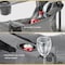 Arrowhead Outdoor Portable Folding Camping Quad Chair with 6-Can Armrest Cooler, Granite Gray KKS0316U - alternate 8