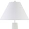 Homeroots 28" White Ceramic Table Lamp With White Cone Shade 524345 - alternate 8