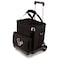 Picnic Time Family Of Brands NFL Houston Texans - Cellar 6-Bottle Wine Carrier & Cooler Tote with Trolley 660-85-179-134-2 - alternate 1