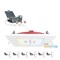 Nuwatt 6 Inch 2 Hour Square Fire Rated Recessed Lighting, Slim Wafer LED Lights 2700K-5000K, 1200LM, 6PK NW-P-SQDL-6-15W-5CT-FR-WH-6P - alternate 1