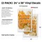Signmission Cheese Curds, Vinyl Decals Only 24 Inch x 36 Inch, Vinyl Decal, 2PK DSB-2436-2PACK-Cheese Curds - alternate 2