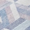 Homeroots 5' X 8' Denim Blue Geometric Washable Indoor Outdoor Area Rug 608059 - alternate 9