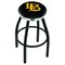 Holland Bar Stool Co 30" Blk Wrnkl Long Beach State University Swivel Bar Stool, Chrome Ring L8B2C30LBStUn - alternate 1