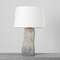 Hudson Valley Lighting Raiden 1 Light Table Lamp 19 In. Aged Brass/ Ceramic Windswept White L4629-AGB/CDW - alternate 6