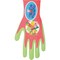 Midwest Gloves & Gear Peppa Pig Toddler Latex Gripper Gloves PP100TA4-T-DB-12 - alternate 2
