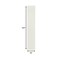 Homeroots 16' White And Ivory Geometric Indoor Outdoor Runner Rug 550821 - alternate 9