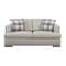 Homeroots 72in Beige And Brown Linen Loveseat 515743 - alternate 1