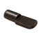 Prime-Line Shelf Support Peg, 1/4 in., Spoon Style, Metal, Black ( 8 Pack) U 101638 - alternate 1