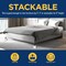 Lifemaster Furniture Riser Set, Non-Slip Design for Bed, Chair, Sofa, Desk, White, 8PK LMBEDWHT8 - alternate 7