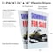 Signmission Snowmobile For Sale, Plastic Signs Only 24 Inch x 36 Inch, Corrugated Plastic, 2PK CSB-2436-2PACK-Snowmobile For Sale - alternate 2