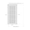 Sartodoors Sliding French Pocket Door 28 x 96 inches with, Planum 0040 White Silk with Black Glass, Kit Trims PLANUM0040PD-WS-2896 - alternate 4