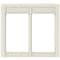 Hubbell 2-Port Office White Keystone Module Frame IMF2OW - alternate 1