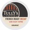 Tullys Coffee Tully's Coffee K-Cup French Roast Decaf Coffee, Compatible with Keurig Brewer, 24PK 5000330024 - alternate 1