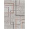 Homeroots 8' X 10' Taupe Charcoal And Copper Geometric Washable Indoor Outdoor Area Rug 588347 - alternate 9