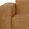Homeroots 122" Sienna Leather Modular Sofa With Brown Legs 641013 - alternate 7