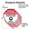 Signmission Maintain Social Distancing At Least, 4 inch X 4 inch, Vinyl Decal, 5PK OC-D-5PACK-4-195 - alternate 4