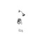 Premier Creswell Single-Handle 1-Spray Tub and Shower Faucet in Brushed Nickel 873X-0B04 - alternate 8