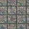 Homeroots 9' X 12' Fern Green Purple And Teal Blue Medallion Washable Indoor Outdoor Area Rug 589270 - alternate 9