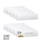C-Line Products 2-1/2" x 8-1/2" Medium White Scored Name Tent Cardstock for Laser/Inkjet Printers, 100/BX 87587 - alternate 4