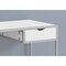 Homeroots 42" White and Silver Computer Desk 333418 - alternate 6