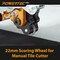 Powertec Tungsten Carbide Scoring Wheel 22mm Tile Cutting Wheel w/ Screw for Manual Tile Cutters, Porcelain 72088N - alternate 6