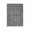 Homeroots 3' X 5' Navy Blue Beige And Taupe Oriental Washable Indoor Outdoor Area Rug 582098 - alternate 9