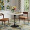 Homeroots 32" White And Black Marble And Metal Dining Table 520852 - alternate 11