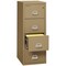 Fireking 4 Drawer, 1 Hr Fire & impact rated, 25" depth Letter Sand 4-1825-CSA - alternate 4
