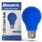 Bulbrite 25-Watt Equivalent Ceramic Blue Color A19 Weatherproof Outdoor E26 Medium BaseLED Light Bulb, 10PK 862316 - alternate 9