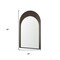Homeroots 48" Brown Solid Wood Arch Accent Mirror 607301 - alternate 5