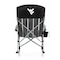Picnic Time Family Of Brands NCAA West Virginia Mountaineers Outdoor Rocking Camp Chair - XL Heavy Duty Camping Chair 805-01-175-834-0 - alternate 1