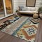 Homeroots 5' X 8' Black Ivory And Copper Aztec Washable Indoor Outdoor Area Rug 598455 - alternate 9