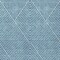 Homeroots 3' X 5' Teal Blue And Ivory Geometric Washable Indoor Outdoor Area Rug 612142 - alternate 9