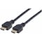 Manhattan In-wall CL3 High Speed HDMI Male to Male Cable with Ethernet, Black, 3 ft 353922 - alternate 1