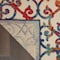 Homeroots 10' X 14' Ivory Blue Orange Green And Red Medallion Indoor Outdoor Area Rug 545035 - alternate 9