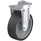 Blickle Rigid Plate Caster, Silicone, 5", 265 lb. B-POSI 125G-12-XAT - alternate 1