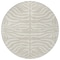 Homeroots 8' Beige And Tan Round Animal Print Washable Indoor Outdoor Area Rug 600584 - alternate 9