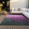 Homeroots 3' X 5' Blush And Dark Gray Ombre Washable Indoor Outdoor Area Rug 602857 - alternate 9