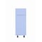 Cambridge Radiance 12 in. W x 24 in. D x 34.5 in. H Ready to Assemble Slab Base Kitchen Cabinet in White Gloss SA-B12-WG-KIT - alternate 1