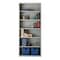 Hirsh Bookcase, 82" H, 34 1/2" W, Light Gray 22000 - alternate 5